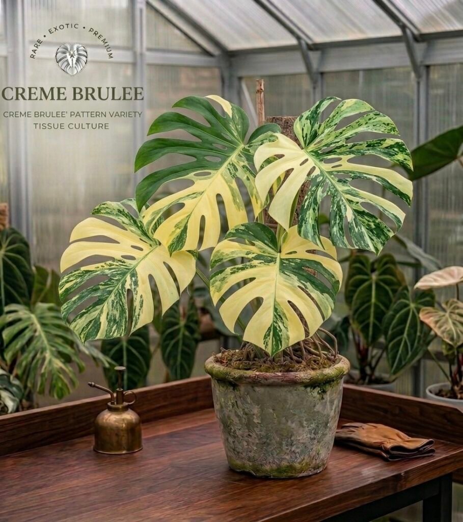 monstera creme brulee (large form)